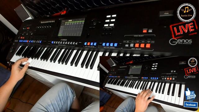 Depeche Mode - Enjoy The Silence (Cover Szatix Live) Yamaha Genos смотреть онлайн