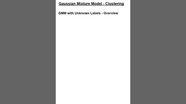 How to use Gaussian Mixture Models, EM algorithm for Clustering? | Machine Learning Step By Step смотреть онлайн