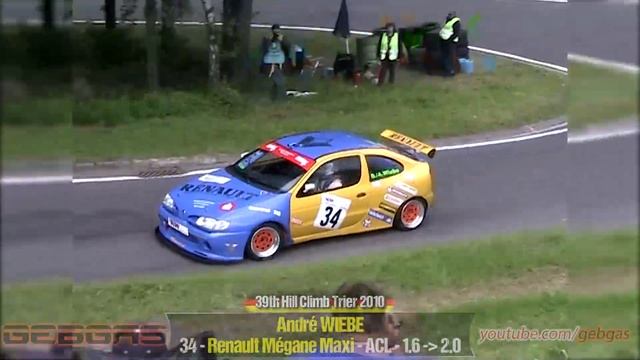 Renault Mégane Maxi - André WIEBE - HILL CLIMB - 2010 - Trier смотреть онлайн