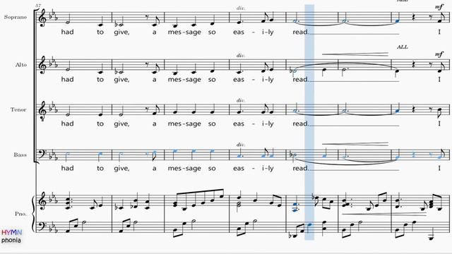 Written in Red - SATB Choral Bass part смотреть онлайн