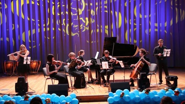 Гаврилин - "Часики" в переложении для струнного квартета, флейта, колокольчика и фортепиано смотреть онлайн