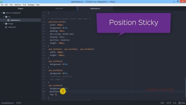 CSS position Fixed and Sticky tutorial Explained смотреть онлайн