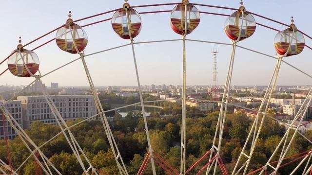 Колесо обозрения Минск. Центральный детский парк им. Горького смотреть онлайн