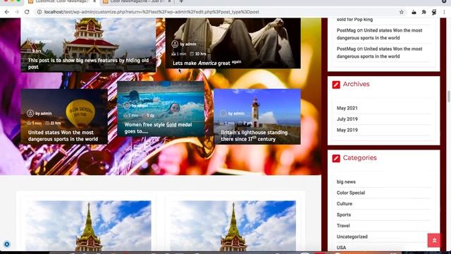 body block section of color newsmagazine wordpress theme смотреть онлайн