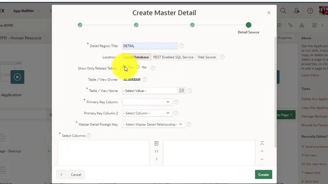 Create Master -Detail Form in Oracle Apex | Oracle Apex Tutorial Lecture 13 | Part 1 смотреть онлайн