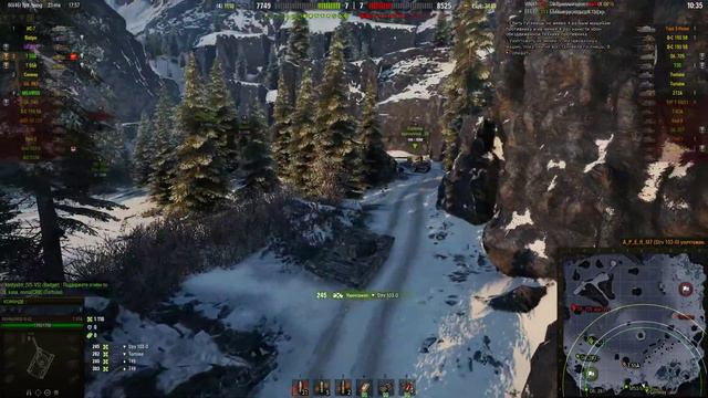 World of Tanks 1.0 Т55А карта Штиль. медаль "Рэдли-Уолтерса" GTX 1050 (2G) смотреть онлайн