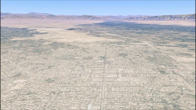Kunduz City  کندز Aerial View *virtual  Kunduz Province, Afghanistan
