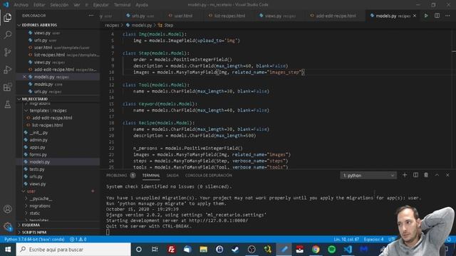 Proyecto Django - Mi recetario #7 - Creando recetas смотреть онлайн