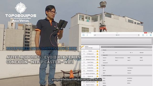 AUTEL ROBOTICS - NTRIP CASTER - WIFI - RECEPTORES GNSS SOUTH Y EVO II RTK смотреть онлайн