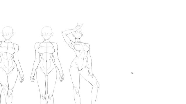 ?♀️ HOW TO DRAW DYNAMIC POSES (levels 1-3) смотреть онлайн