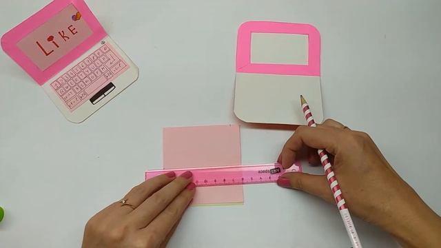 Мини Ноутбук из бумаги. Оригами. Поделка Компьютер. DIY Origami Laptop. Paper Cpafts. Apple Laptop