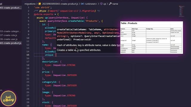 ExpressJS untuk Lanjutan #31 | Migration Products dengan Foreign Key menggunakan Sequlize-CLI смотреть онлайн
