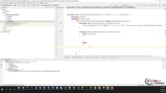 Kotlin Android Tutorial - New Eat It part 3 Register new User смотреть онлайн