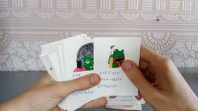 Самодельные карточки Энгри Бердс Звёздные Войны. Cards Angry Birds Star Wars 2 ?✨ смотреть онлайн