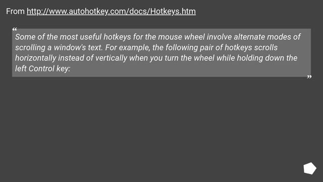 Horizontal scrolling shortcut in Windows смотреть онлайн