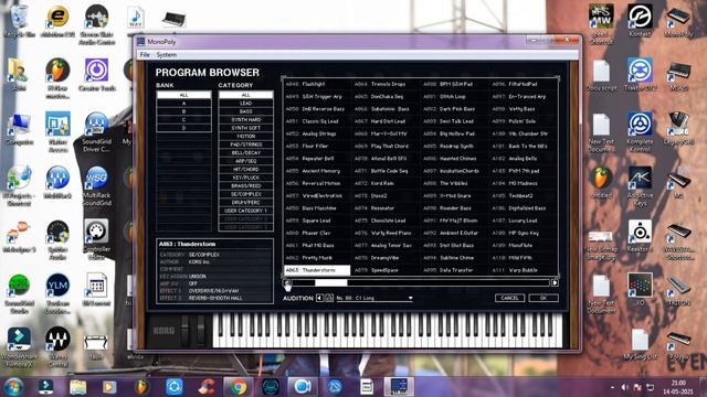 Korg MonoPoly All Presets, KORG - VST, Korg Tones