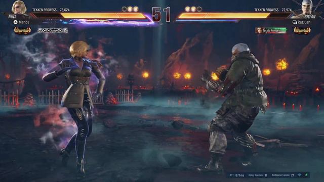 TEKKEN 8 CBT NINA WILLIAMS RANKED MATCHES #3 смотреть онлайн