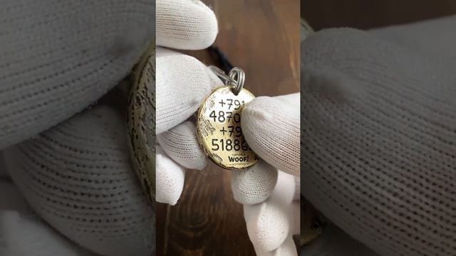 Адресник для бультерьера ручной работы | Handmade pet id tag (dogtag) for bullterrier смотреть онлайн