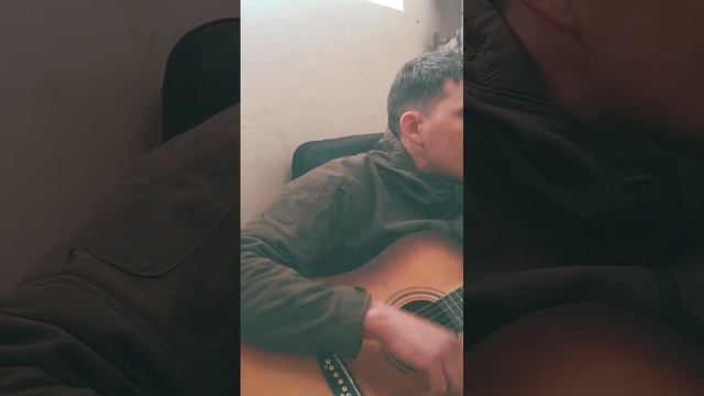под гитару  Ворон надо мной кружил, смотреть онлайн