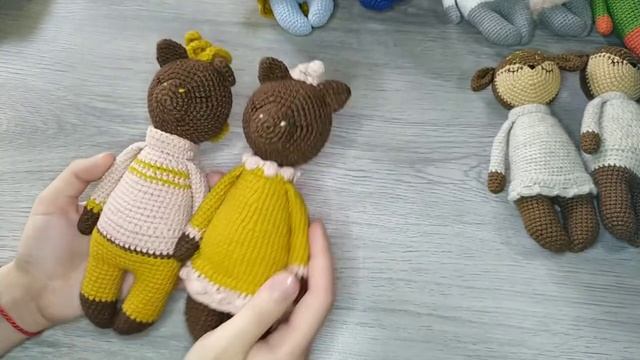 Игрушки крючком // Все мои парочки // готовые работы // вязание крючком смотреть онлайн