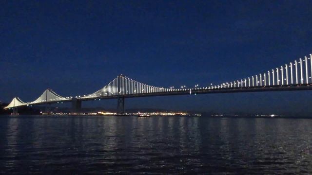 The Bay Lights San Francisco-Oakland Bay Bridge California (November 2018) [Timelapse] смотреть онлайн