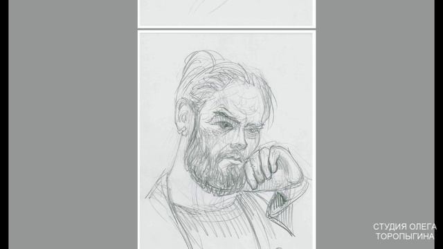 Комментарий к собственным наброскам портрета 2 смотреть онлайн