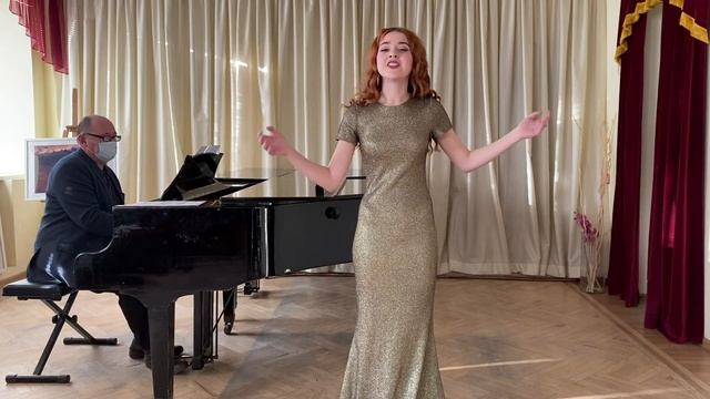 Шимко Арина - "Царскосельская статуя" муз. Ц. Кюи, сл. А. Пушкина смотреть онлайн