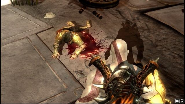 God of War 3 Remastered Helios Kills Kratos with Sun Light HD 60FPS 1080p смотреть онлайн