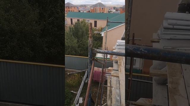 Процесс работы! Монтаж термопанеля!