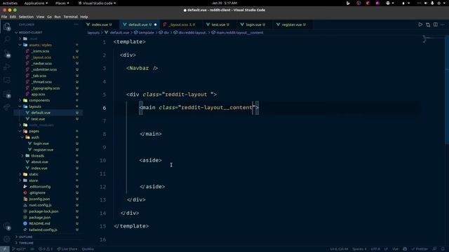 26 - Nuxt page layouting and Error page setup смотреть онлайн