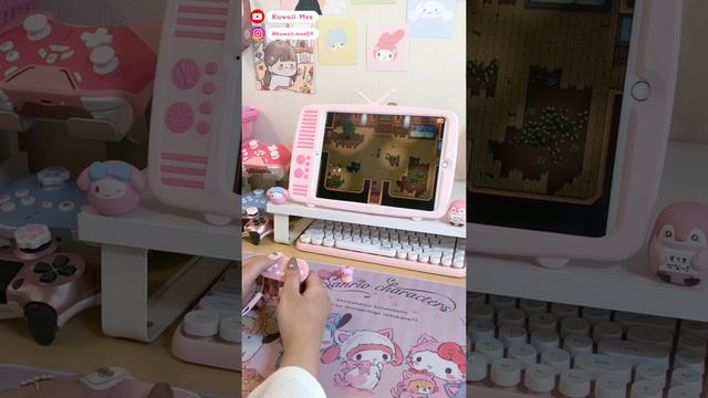 👩🏻🌾 playing stardew valley on a cute ipad setup | 8BitDo zero 2 🎮 | kawaii mee смотреть онлайн