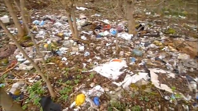 Стихийная свалка мусора в Павловском посаде ул. Грибовская. смотреть онлайн