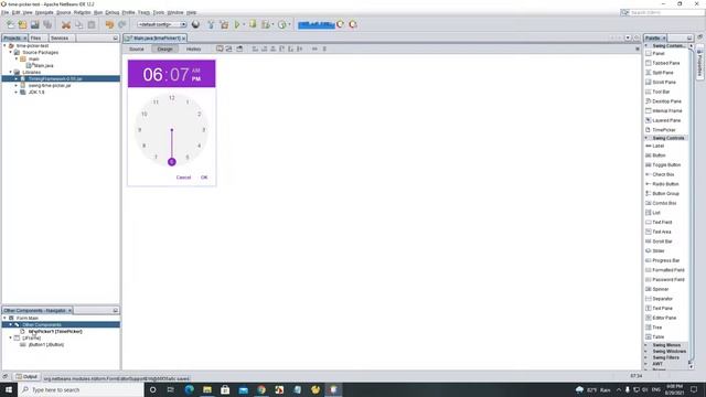 Java Swing - Time Picker ( Free Source Code ) смотреть онлайн