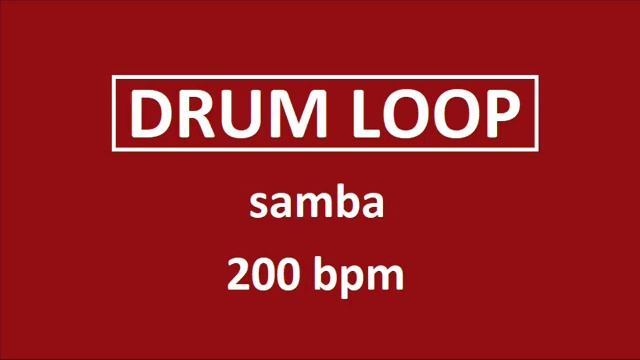 Simple samba 200 BPM drum loop смотреть онлайн
