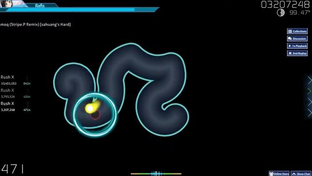 osu! Ginga Tetsudou no Penguin [sahuang's Hard] | S 99.32% [KM/P] смотреть онлайн