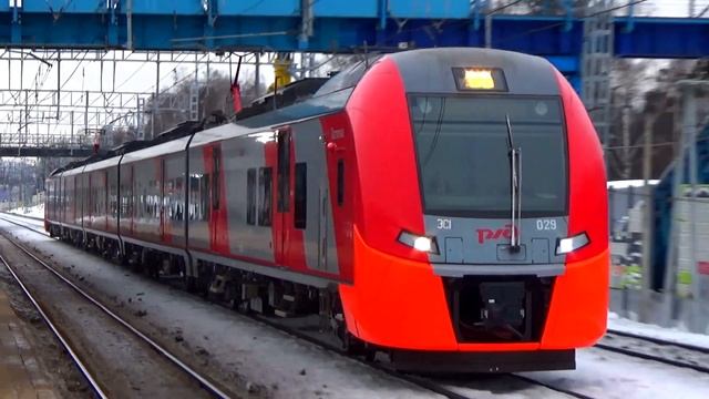 Скоростной электропоезд ЭС1-029 "Ласточка" №705 "Москва - Нижний Новгород" смотреть онлайн
