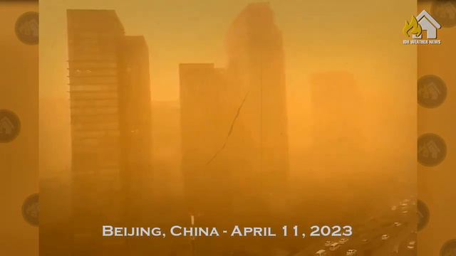 2 Minute Ago! Peoples Are Running! Giant Sandstorm Swepts Across Beijing, China
