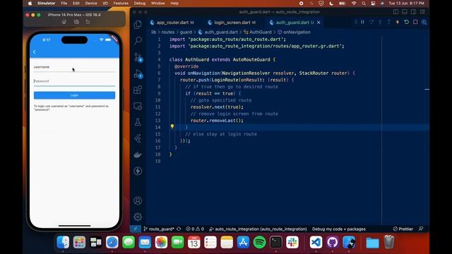 Auto Route | Implementing Auto Route Guards in Flutter | Flutter Tutorial смотреть онлайн