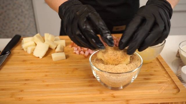 Картофельные котлеты с сыром и ветчиной - Зразы не уступают Мясным - много и недорого - Быстрый Ужи смотреть онлайн
