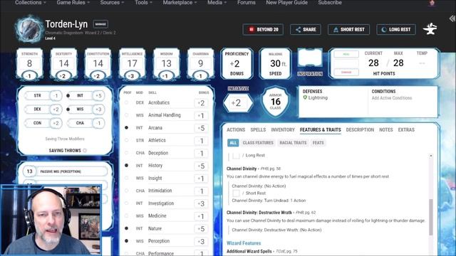 MAX DAMAGE Fireball - D&D Order of Scribes Wizard Build 5E - Tempest Cleric Multiclass Character смотреть онлайн