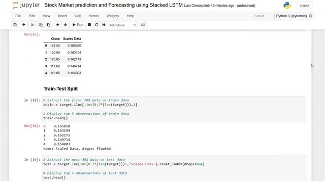 Stock Market Prediction | Time Series Forecasting | Stacked LSTM | Supervised ML | Data Science смотреть онлайн