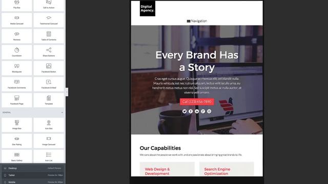 The Digital Agency WordPress Theme - a bright, clean design for advertising agencies смотреть онлайн