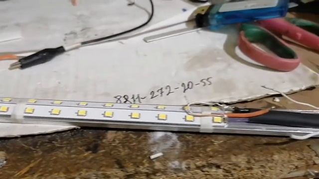 Ремонт и переделка длинной диодной лампы с 220 v на 12v смотреть онлайн