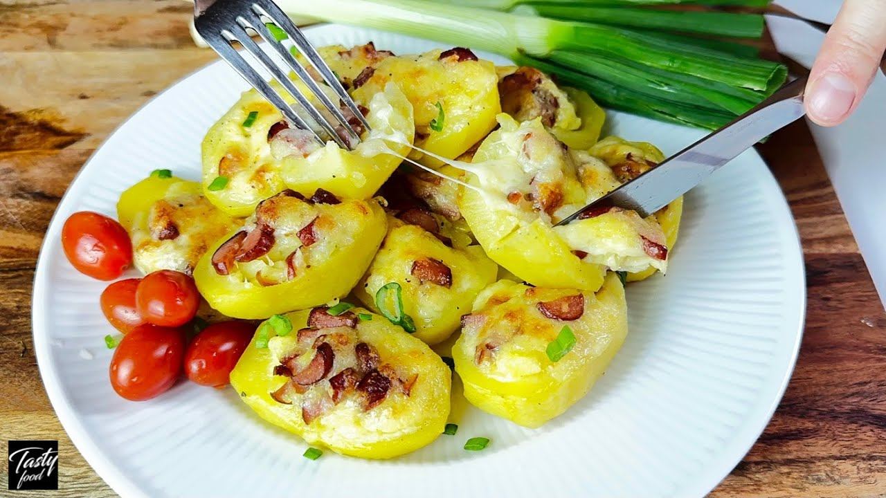 Как Вкусно и Просто Приготовить Картошку в Духовке! смотреть онлайн