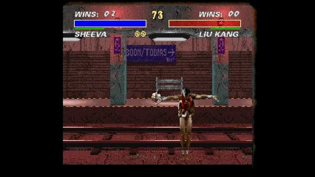 SNES Mortal Kombat 3 Sheeva Stage Fatality смотреть онлайн