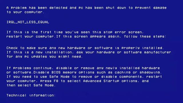 Blue Screen Error Screen Saver | Screen of death | Error 404 смотреть онлайн