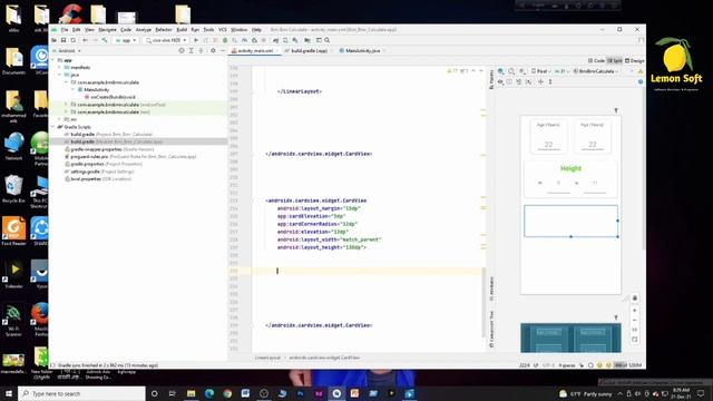 How to create bmi Calculator in android studio | BMI calculator in android studio смотреть онлайн