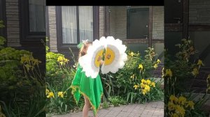 Веер для танца РОМАШКИ#танцы#дети#костюмы#МамаКошка