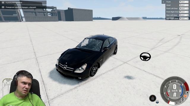 Краш тесты Mercedes-Benz CLS 63 amg в BeamNG.drive//Frolov Ncap. смотреть онлайн