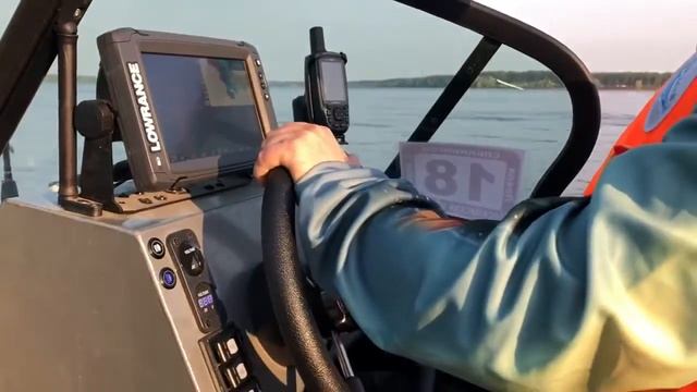 Старт второго этапа Чемпионата МО по ловле спиннингом с лодок парами. ФРСМО. Волжанка 46 ФиШ смотреть онлайн